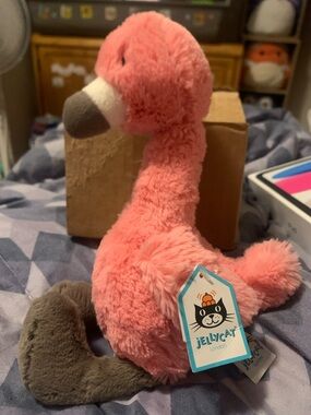 💕Jellycat Retired Bashful Flamingo Rare 💕